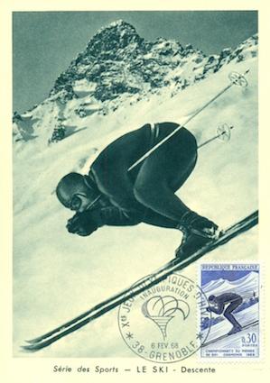 1962 descente ski cm