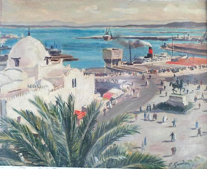 Alger huile sur toile 1936