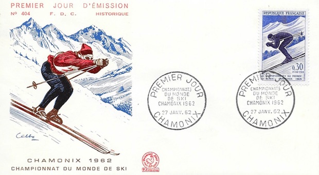 1962 descente ski